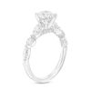 Zales 2 Ct. T.W. Certified Diamond Alternating Shank Engagement Ring In 14K White Gold (I/I1) Rings