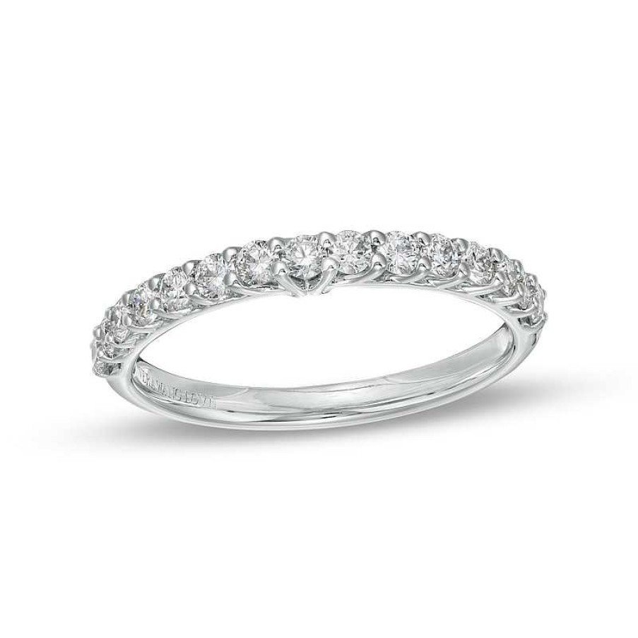 Zales True Lab-Created Diamonds By Vera Wang Love 1/2 Ct. T.W. Anniversary Band In 14K White Gold (F/Vs2) Rings