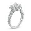 Zales 2-1/2 Ct. T.W. Certified Lab-Created Princess-Cut Diamond Frame Engagement Ring In 14K White Gold (F/Vs2) Rings