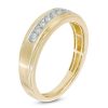 Zales Men'S 1/4 Ct. T.W. Diamond Comfort Fit Band In 10K Gold Rings