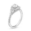 Zales 1-5/8 Ct. T.W. Certified Diamond Frame Tri-Sides Engagement Ring In 14K White Gold (I/Si2) Rings