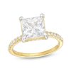 Zales 3-1/4 Ct. T.W. Certified Princess-Cut Lab-Created Diamond Engagement Ring In 14K Gold (I/Si2) Rings