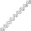 Zales 1/2 Ct. T.W. Diamond "S" Tennis Bracelet In Sterling Silver - 7.25" Bracelets