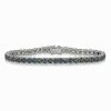 Zales 4.0Mm Mystic Fire® Topaz Tennis Bracelet In Sterling Silver - 7.25" Bracelets