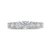 Zales 1-1/4 Ct. T.W. Certified Lab-Created Diamond Graduated Seven Stone Anniversary Band In 10K White Gold (F/Si2) Rings