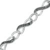 Zales 1/4 Ct. T.W. Black Diamond Infinity Chain Link Bracelet In Sterling Silver Bracelets