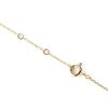 Zales Pdpaola At Zales Oval Green Cubic Zirconia Dangle Interlocking Circles Bracelet In Sterling Silver With 18K Gold Plate Bracelets