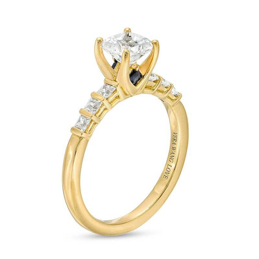 Zales Vera Wang Love Collection 1 Ct. T.W. Princess-Cut Diamond Engagement Ring In 14K Gold Rings