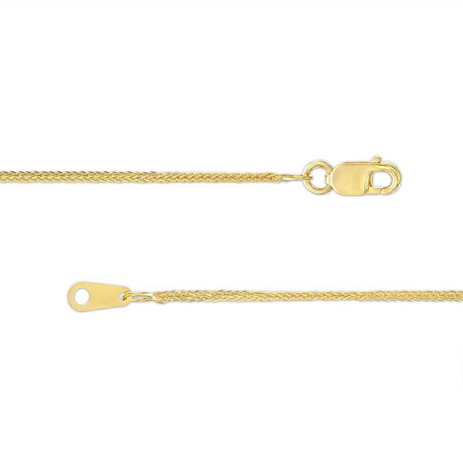 Zales 0.85Mm Wheat Chain Necklace In Solid 14K Gold - 18" Necklaces