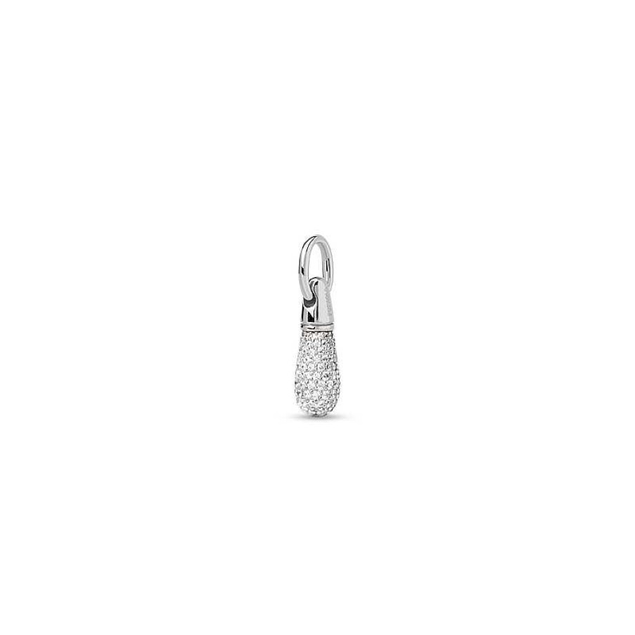 Zales Pdpaola At Zales Cubic Zirconia Small Teardrop Hoop Earring And Necklace Charm In Sterling Silver Necklaces