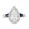 Zales True Lab-Created Diamonds By Vera Wang Love 2-1/6 Ct. T.W. Pear-Shaped Frame Engagement Ring In 14K White Gold (F/Vs2) Rings