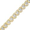 Zales 1/2 Ct. T.W. Diamond Tennis Bracelet In 10K Gold Bracelets