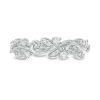 Zales 1/5 Ct. T.W. Diamond Vine Vintage-Style Band In 10K White Gold Rings