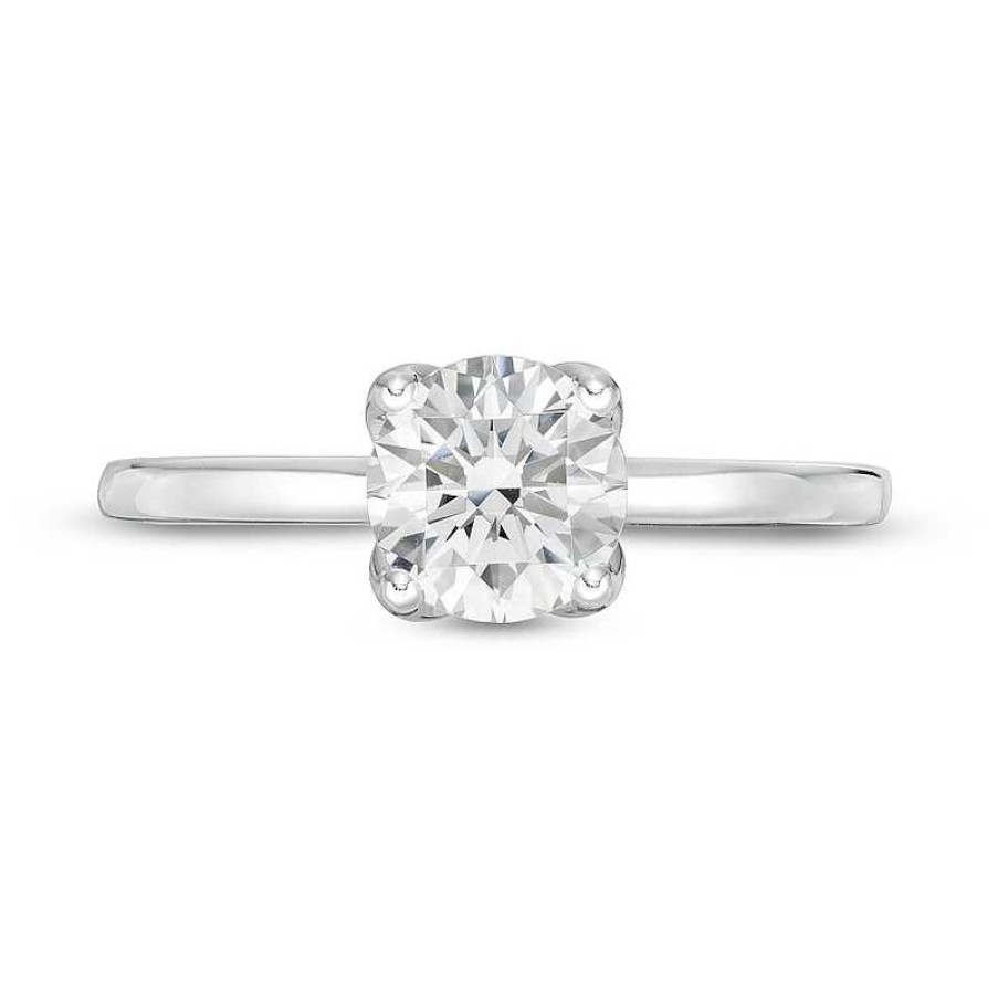 Zales 1 Ct. T.W. Gia-Graded Diamond Solitaire Engagement Ring In 18K White Gold (I/Vs2) Rings