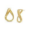 Zales 25.0Mm Abstract Tube Hoop Earrings In 14K Gold Earrings