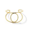 Zales Zales X Soko Obiti Open Cuff Bracelet In Brass With 24K Gold Plate Bracelets