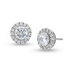 Zales 1/2 Ct. T.W. Certified Lab-Created Diamond Frame Stud Earrings In 14K White Gold (F/Si2) Earrings