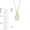 Zales 1/4 Ct. T.W. Certified Pear-Shaped Lab-Created Multi-Diamond Teardrop Pendant In 14K Gold (F/Si2) Necklaces