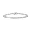 Zales 2-3/4 Ct. T.W. Diamond Tennis Bracelet In Sterling Silver Bracelets