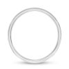 Zales 4.0Mm Engravable Low Dome Comfort-Fit Wedding Band In 10K White Gold (1 Line) Rings