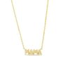 Zales Puff Letter "Mama" Necklace In 14K Gold - 18" Necklaces