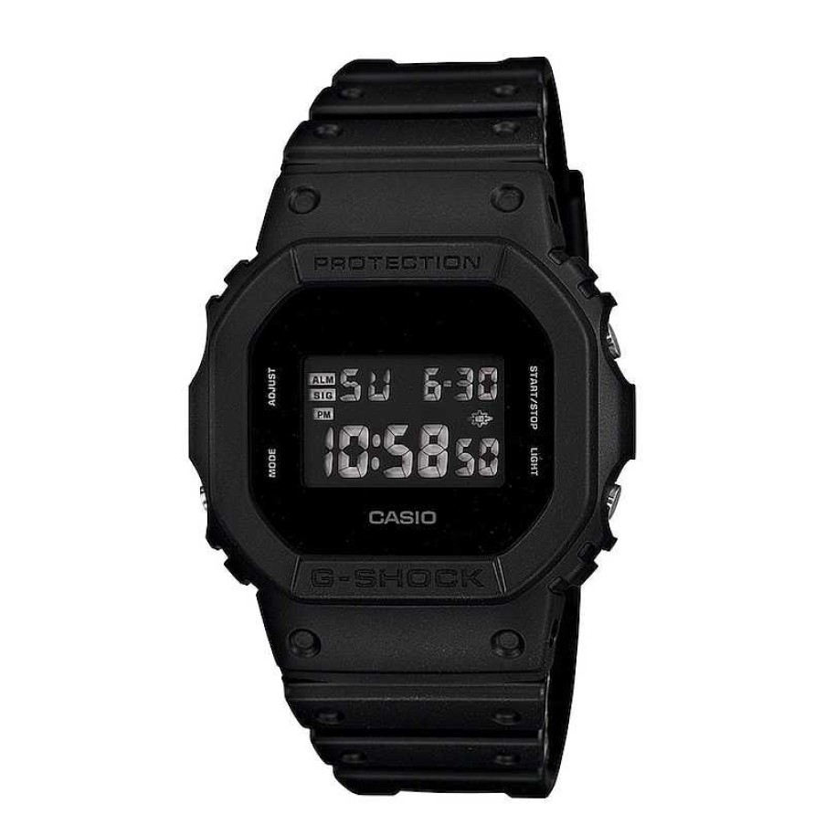 Casio G-Shock Men'S Casio G-Shock Classic Black Resin Strap Watch With Octagonal Dial (Model: Dw5600Bb-1) Watches