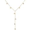 Zales Pdpaola At Zales Multi-Color Cubic Zirconia Dangle Station "Y" Necklace In Sterling Silver With 18K Gold Plate Necklaces