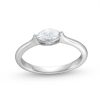 Zales 1/3 Ct. Marquise Diamond Sideways Solitaire Engagement Ring In 14K White Gold (I/I1) Rings