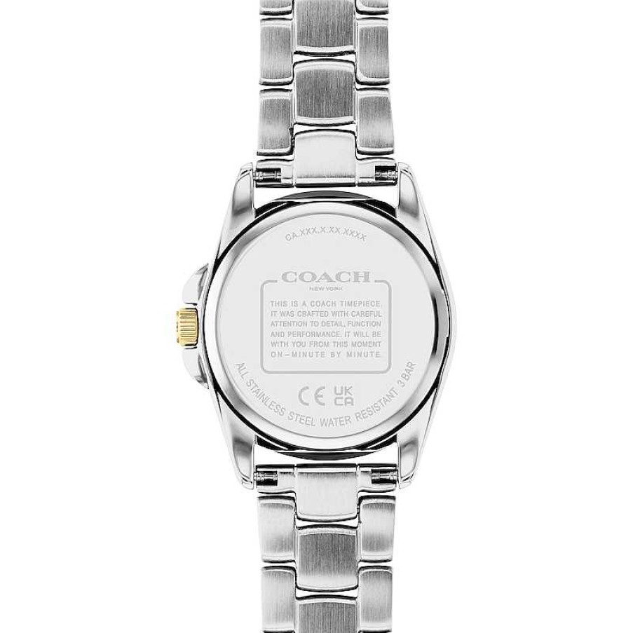 Coach Ladies' Coach Greyson Two-Tone Watch With Silver-Tone Dial (Model: 14503909) Watches