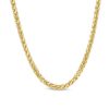 Zales Men'S 3.15Mm Diamond-Cut Franco Snake Chain Necklace In Hollow 14K Gold - 24" Necklaces