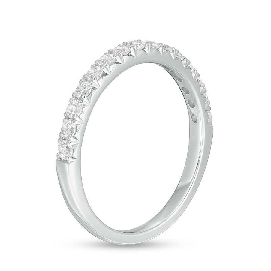 Zales 1/2 Ct. T.W. Certified Lab-Created Diamond Band In 14K White Gold (F/Vs2) Rings