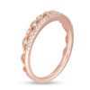 Zales 1/5 Ct. T.W. Diamond Cascading Vintage-Style Stack Band In 10K Rose Gold Rings