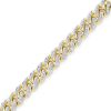 Zales Zales X Alessi Domenico 2 Ct. T.W. Diamond Miami Cuban Chain Bracelet In 18K Gold - 7" Bracelets