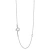 Zales 7.0 X 7.5Mm Cultured Akoya Pearl And 1/20 Ct. T.W. Diamond Cap Pendant In 14K White Gold Necklaces