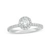 Zales 3/4 Ct. T.W. Certified Lab-Created Diamond Frame Engagement Ring In 14K White Gold (F/Vs2) Rings