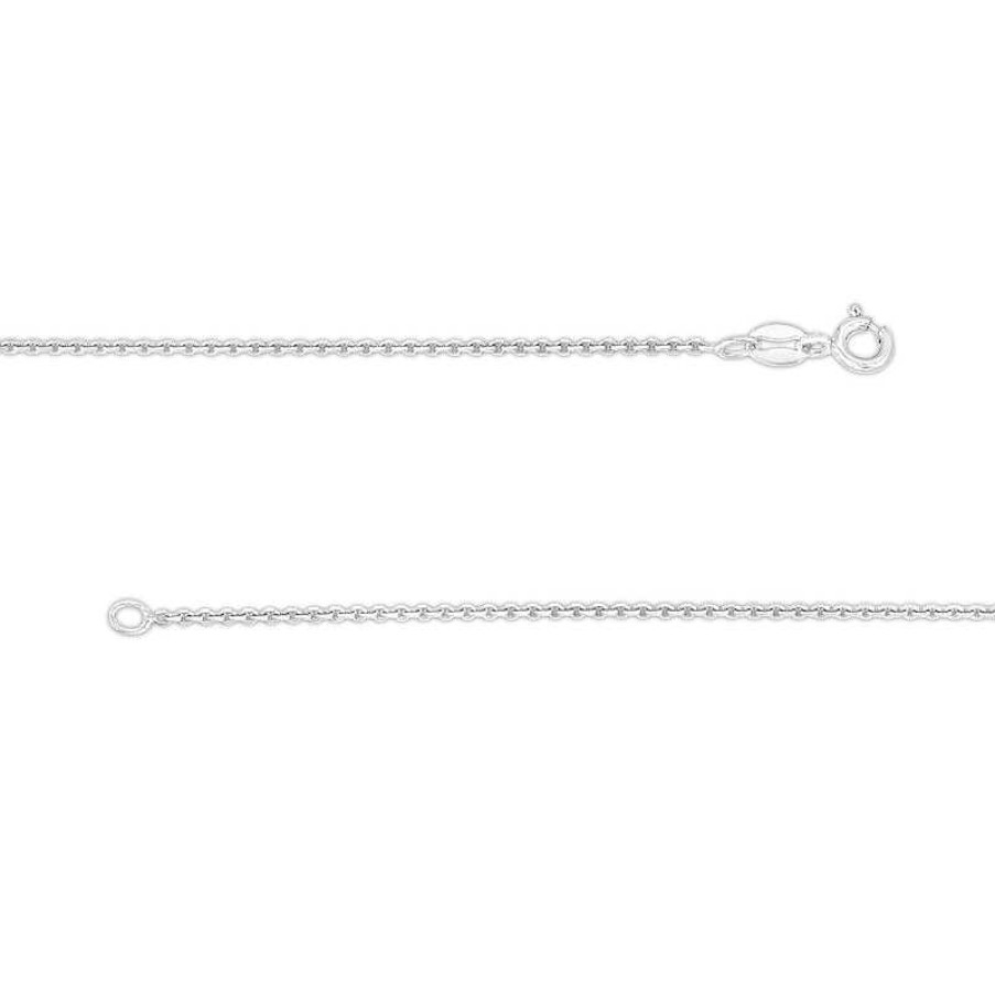 Zales 1.4Mm Cable Chain Necklace In Sterling Silver - 18" Necklaces