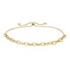 Zales 6.0Mm Circle Link Bolo Bracelet In Hollow 10K Gold - 10.5" Bracelets