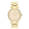 Coach Ladies' Coach Cary Crystal Accent Gold-Tone Ip Watch With Beige Mother-Of-Pearl Dial (Model: 14504183) Watches