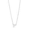 Zales 1/3 Ct. Certified Pear-Shaped Lab-Created Diamond Solitaire Necklace In 14K White Gold (F/Si2) Necklaces