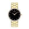 Movado Men'S Movado Faceto Diamond Accent Gold-Tone Pvd Watch With Black Dial (Model: 0607483) Watches