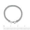 Zales Vera Wang Men 6.0Mm Foxtail Chain Bracelet In Sterling Silver - 8.25" Bracelets