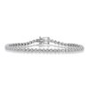 Zales 1 Ct. T.W. Diamond Tennis Bracelet In 10K White Gold Bracelets