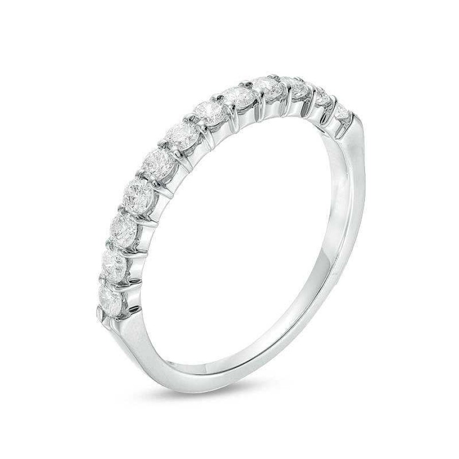 Zales 1/2 Ct. T.W. Diamond Prong Band In 14K White Gold Rings