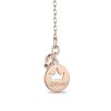 Zales Enchanted Disney Belle 1/10 Ct. T.W. Diamond Rose Pendant In 10K Rose Gold - 19" Necklaces