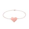 Zales Script Initial Cut-Out Heart Disc Anklet In Sterling Silver With 14K Yellow Or Rose Gold Plate (1 Initial) - 10" Bracelets