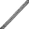 Zales Vera Wang Men 6.0Mm Foxtail Chain Bracelet In Solid Sterling Silver With Black Rhodium - 8.25" Bracelets