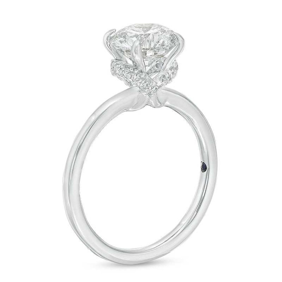 Zales True Lab-Created Diamonds By Vera Wang Love 2 Ct. T.W. Solitaire Engagement Ring In 14K White Gold (F/Vs2) Rings