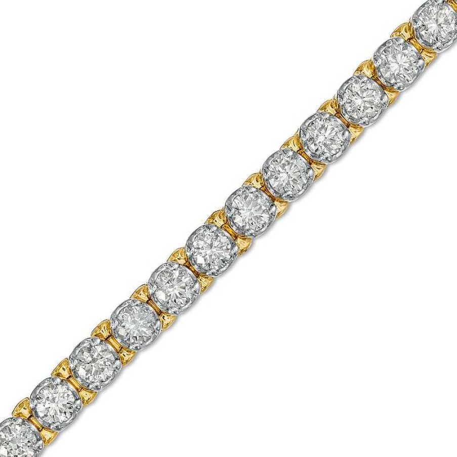 Zales 4 Ct. T.W. Diamond Tennis Bracelet In 10K Gold Bracelets