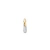 Zales Pdpaola At Zales Cubic Zirconia Small Teardrop Hoop Earring And Necklace Charm In Sterling Silver With 18K Gold Plate Necklaces