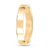 Zales 4.0Mm Engravable Flat Anniversary Band In 14K Gold (1 Line) Rings